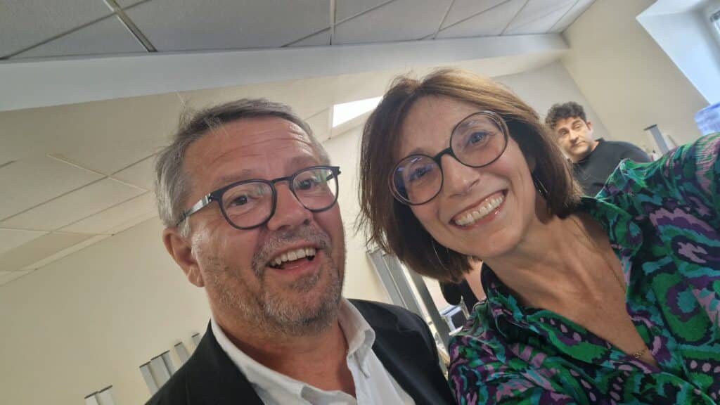Avec Pierre Yves Chez Stef